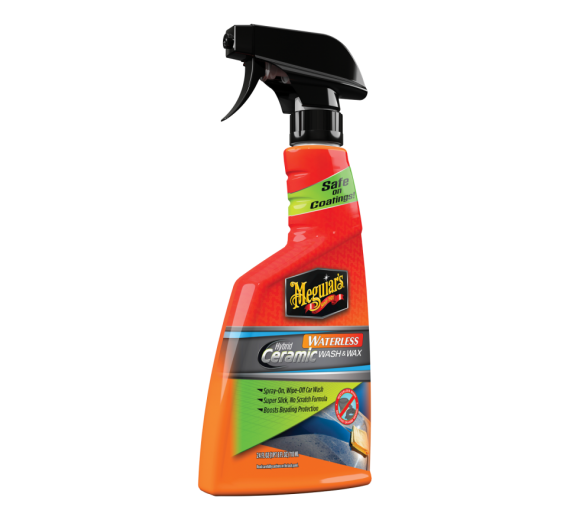 Meguiar's - Hybrid Ceramic Waterless Wash & Wax - Waterless Car Wash for a Slick, Protective Barrier